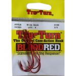 Крючок Tru Turn Bass 063ZS, №1; 6 psc Blood Red