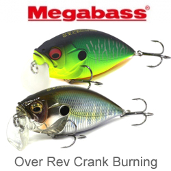 Megabass Over Rev Crank Burning Shad