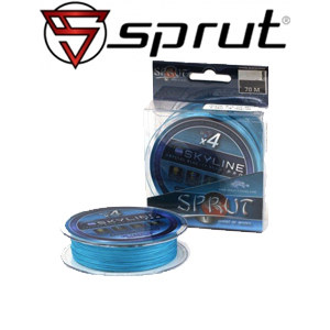 Sprut Skyline Ice Braid PRO x4 70m Crystal Blue