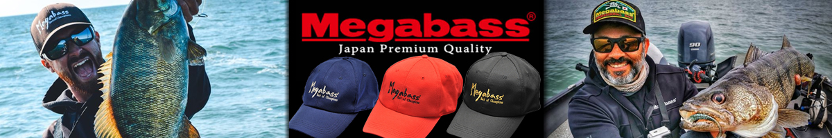 Megabass Field Cap Brush Logo Red/Blk