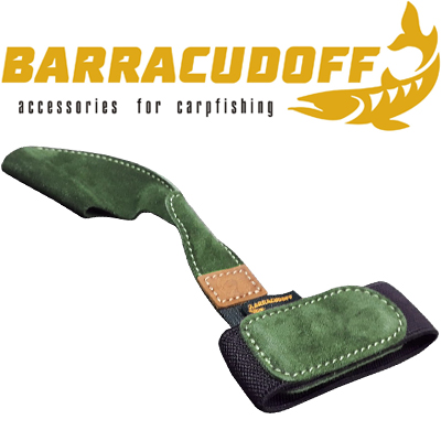 Barracudoff Напальчник с резинкой из замши Зеленый
