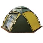 Шатёр автомат Maverick Cosmos 400 под съемную панель для трубы, цвет: khaki / yellow-mustard
