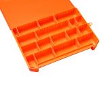 Коробка для снастей Narval Fishing Storage Box 255x185x39mm #Orange&White