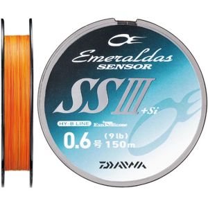 Шнур Daiwa Emeraldas Sensor SSIII + Si 200m оранжевый # 0,8 11 LB