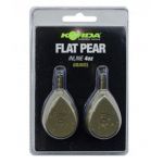 Грузило Korda Flat Pear Inline Blister Gravel 3,5oz 98гр