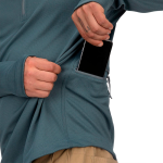 Термофутболка Simms SolarFlex Sport Half-Zip, Storm, XL