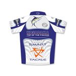 Футболка Kosadaka Sunblock Бело-синяя с коротким рукавом TSSB-010AS-L