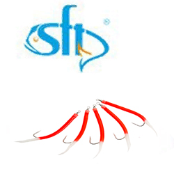 Оснастка SFT черви красные/фосфор