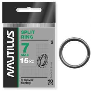 Кольцо заводное Nautilus Split ring 5мм тест 8кг