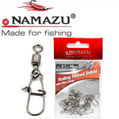 Namazu Rolling Ribbed Swivel With Nice Snap