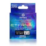 Леска флюорокарбон Zemex Eternal 100% Fluorocarbon 25m, d 0.138 mm, 1.5 kg, clear