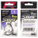 Крючок офсетный Ruzza Offset Hook Down Shot №4 5шт