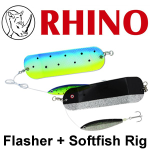 Rhino Flasher + Softfish Rig 70см