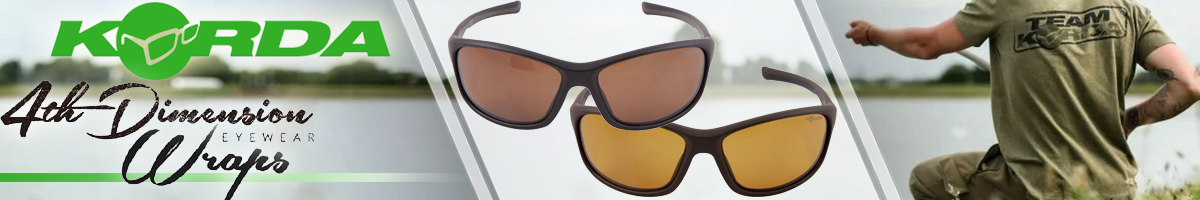 Korda Sunglasses Wraps Matt Green Frame/Yellow Lens MK2