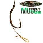 Поводок карповый Carpe Diem Trickster Heavy 25lb, 20cm, Green Mugga № 4 CM4TH25G