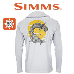 Simms Tech Hoody - Artist Series, Musky Rise/Sterling