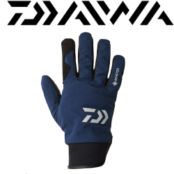 Daiwa DG-1524W Gore-tex Danrotech Waterproof Gloves (Navy)