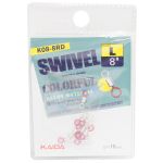 Вертлюг Kaida Swivel Colorful цв. красный #8L