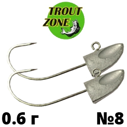 Trout Zone Slow Down крючок В-16 №8 безбородые