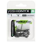 Крючки двойные Yoshi Onyx Double Hook №1 ( в упак. 10шт.) (BN)