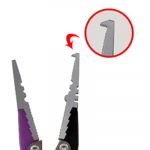 Мультиинструмент Kahara 6.5IN Heavy-duty Aluminum pliers 115gr./185mm. Mat Black/Purple
