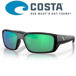 Costa Fantail 580 P Matte Black/Green Mirror