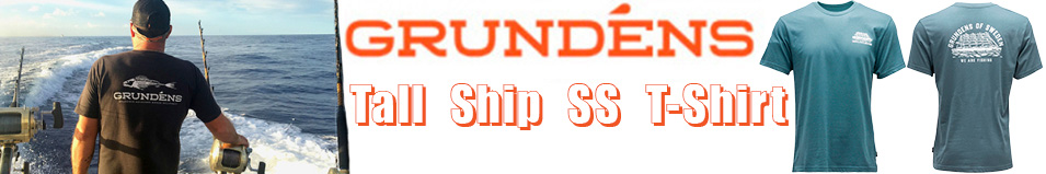 Grundens Tall Ship SS T-Shirt, Dark Slate