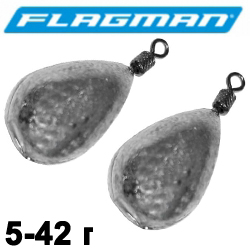 Flagman Грузило Капля с вертлюгом