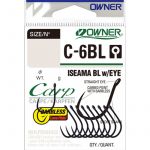Крючок Owner Carp Iseama BL w/eye BC №2 8шт