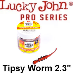 Lucky John Pro Series Tipsy Worm 2.3"