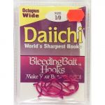 Крючок Daiichi Octopus Wide Gap Red 5 pcs №3/0