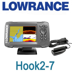 Lowrance Hook2-7 Splitshot Us Coastal/Row