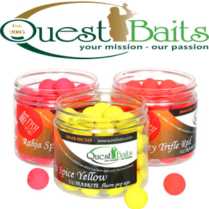 Quest Baits Pop-Up Fluoro Pop-Ups 15mm 200ml