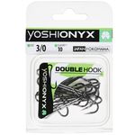 Крючки двойные Yoshi Onyx Double Hook №3/0 ( в упак. 10шт.) (BN)