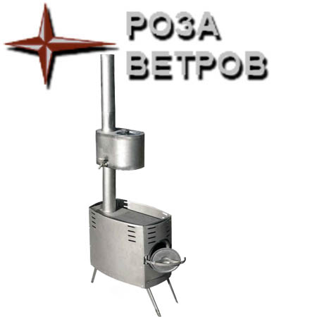 Печка для походной бани (титан) Пт-004
