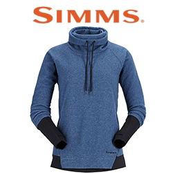 Simms Women's Rivershed Sweater, Navy