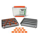 Коробка для приманок Vido Craft VD-2031 Open Door Box Orange Polarized Black, размер 25.5х19.5х3.5 см