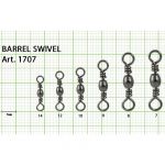 Вертлюг бочонок Fish Season Barrel Swivel №7 (23 кг), (упак. 6 шт)