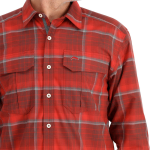 Рубашка Simms Coldweather LS Shirt, Cutty Red Asym Ombre Plaid, L