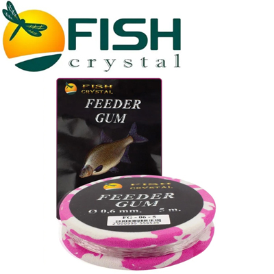 Fish Crystal Амортизатор для фидера Feeder Gum, прозрачный