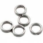 Заводное кольцо Namazu RING-A, цв. Cr, р. 10 ( d=4,3 mm), test-3,5 кг (уп.10 шт)