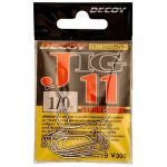 Крючок одинарный Decoy JIG 11S #7/0 (4 шт.)