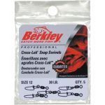 Вертлюг с застежкой Berkley Cross-Lok Snaps/Swivels #12