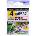 Крючок Owner Worm BH-Round BC №4 9шт (56537-04)