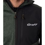 Кофта флисовая Graff (233-P-BL) оливковая р. L