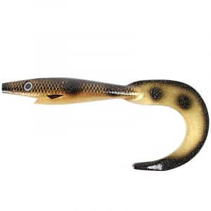 Силиконовая приманка Strike Pro Giant Pig Tail 400мм 150гр цвет: Spotted Bullhead