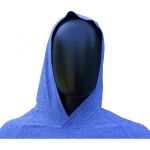Футболка с длинным рукавом и капюшоном Hearty Rise HE-9019 UV30+ Pale Blue р-р XL