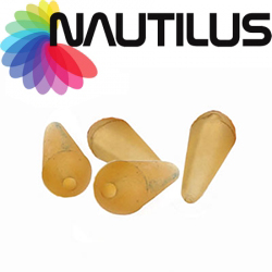 Nautilus Long Tapered Beads