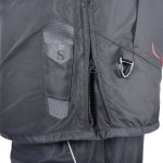 Костюм-поплавок мужской зимний ХСН "Angler prosport", hardguard, черный (красные молнии) (48-50/176)
