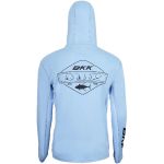 Лонгслив BKK Hooded Long Sleeve Performance Shirt Legacy Light Blue (F-SB-1068) р. S